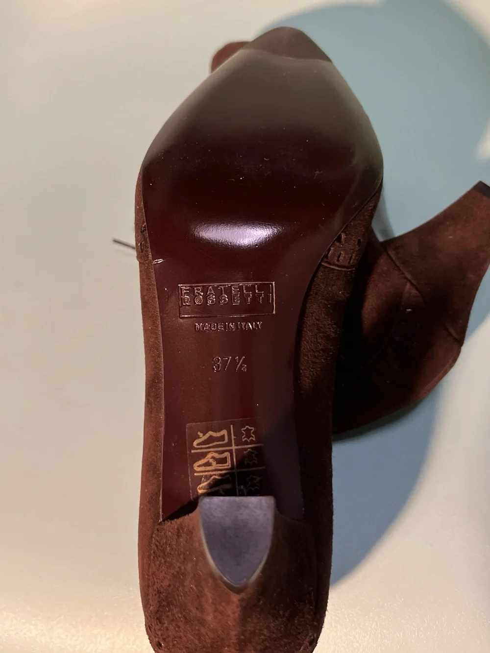 Fratelli Rossetti Suede Heel Wingtips